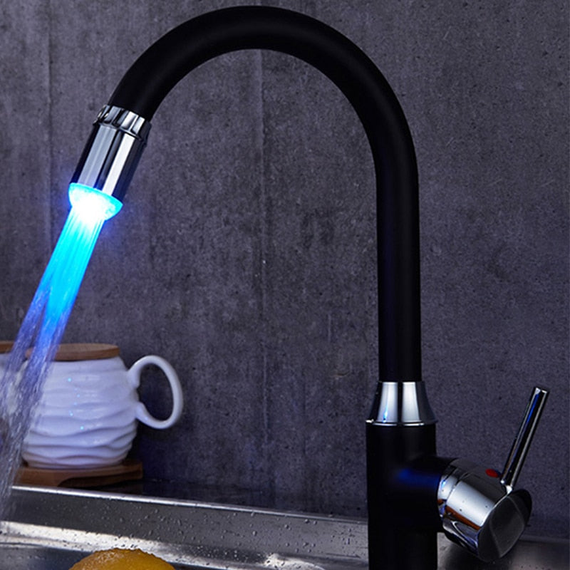 Colorful LED Water Faucet - AquaGlow