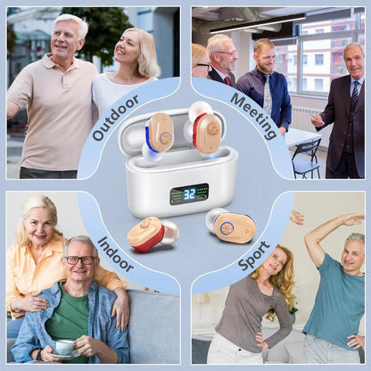 Wireless Mini Hearing Aid with Noise Reduction – HearMax