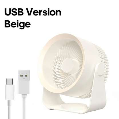 Multifunctional Electric Fan Circulator with 4000mAh Battery – AirFlex