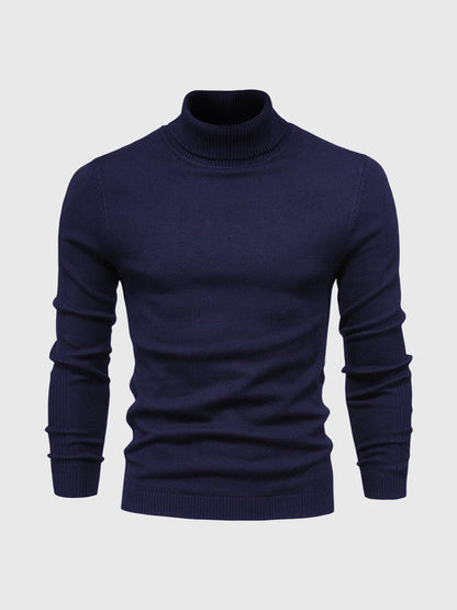 Schmal Geschnittener Rollkragenpullover Für Herren - Dario