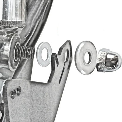 Universal Motorcycle Rear Fender Mudguard with Steel Bracket – TrailGuard