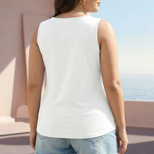 Sleeveless Plus Size Tank Top - Elsa
