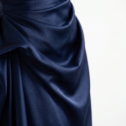 Sleeveless Satin Midi Dress -  Minnie