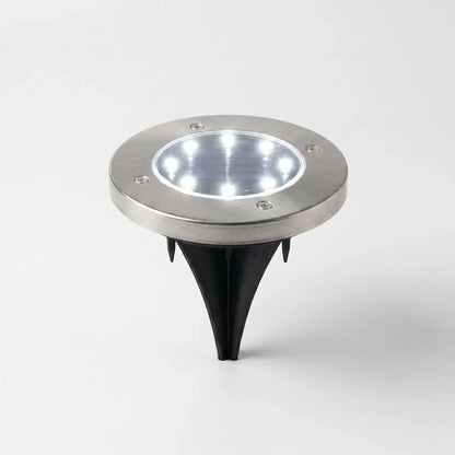 Solar Powered Garden Ground Lights - Lumidisk
