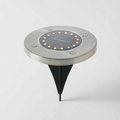 Solar Powered Garden Ground Lights - Lumidisk