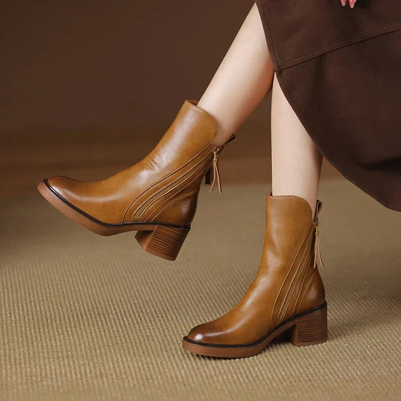 Stiefelette Mit Reißverschluss - Lea