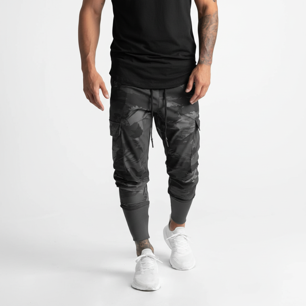 Stretchstoff Joggerhose Mit Taschen -  Francis