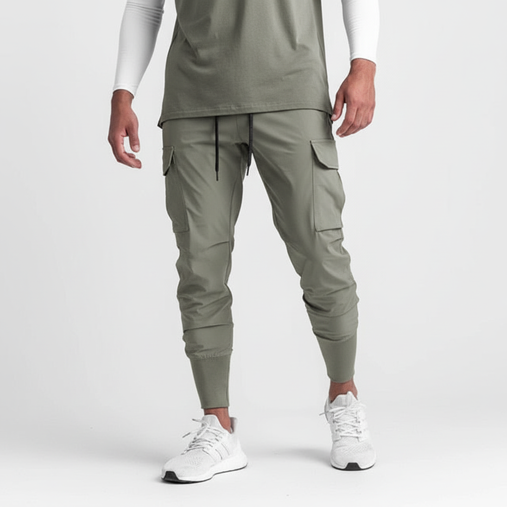 Stretchstoff Joggerhose Mit Taschen -  Francis