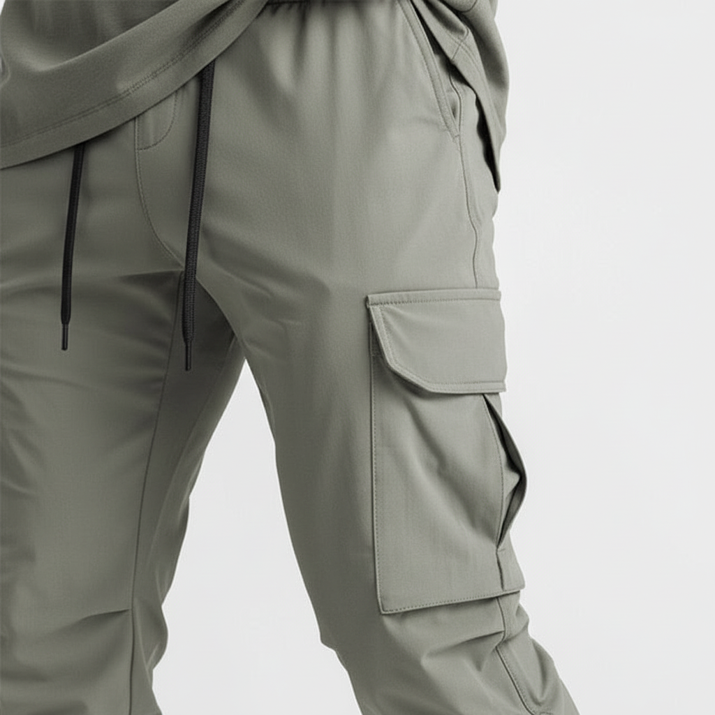 Stretchstoff Joggerhose Mit Taschen -  Francis