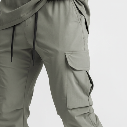 Stretchstoff Joggerhose Mit Taschen -  Francis