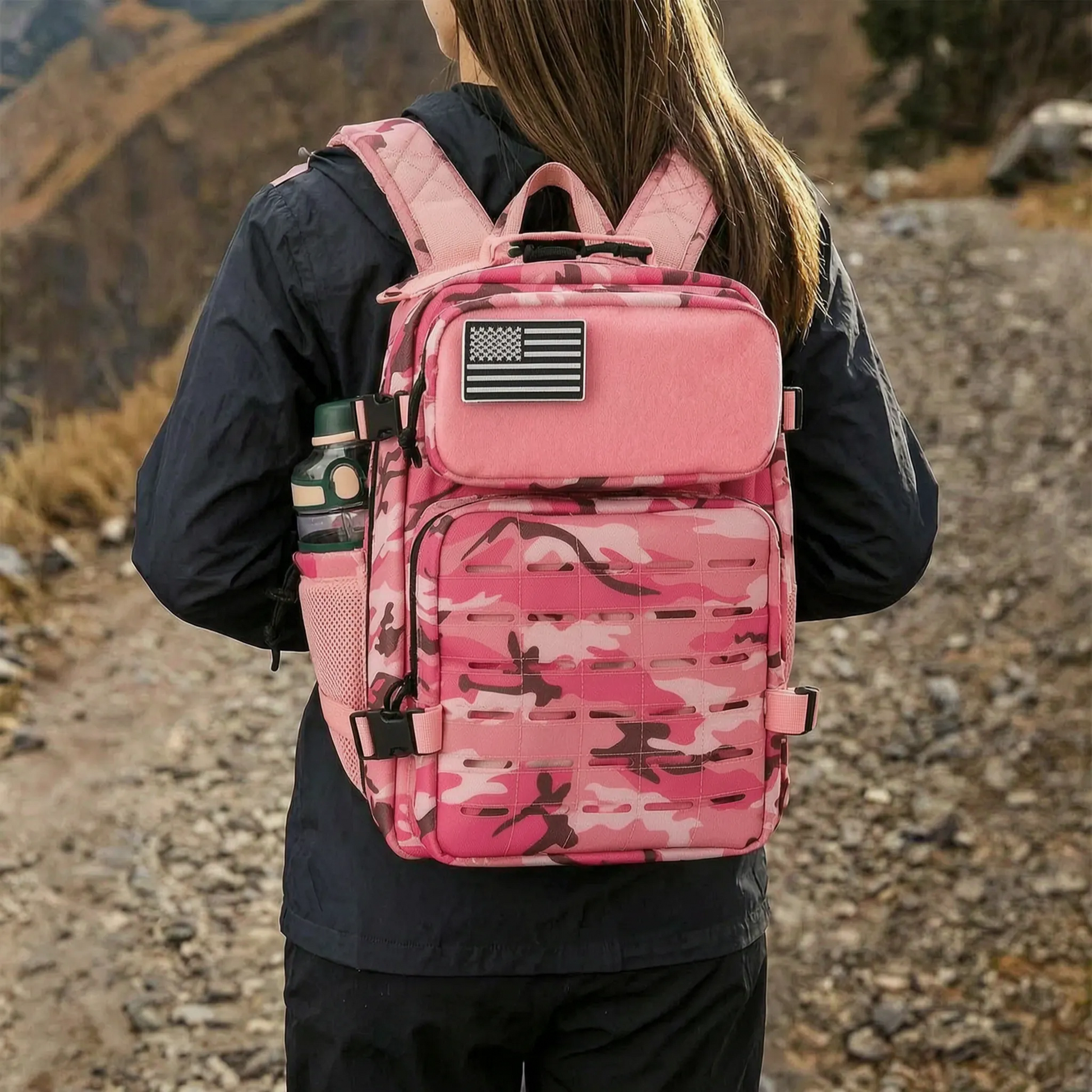 Tactical Molle Rucksack With Laser-Cut Webbing -  Tackvara