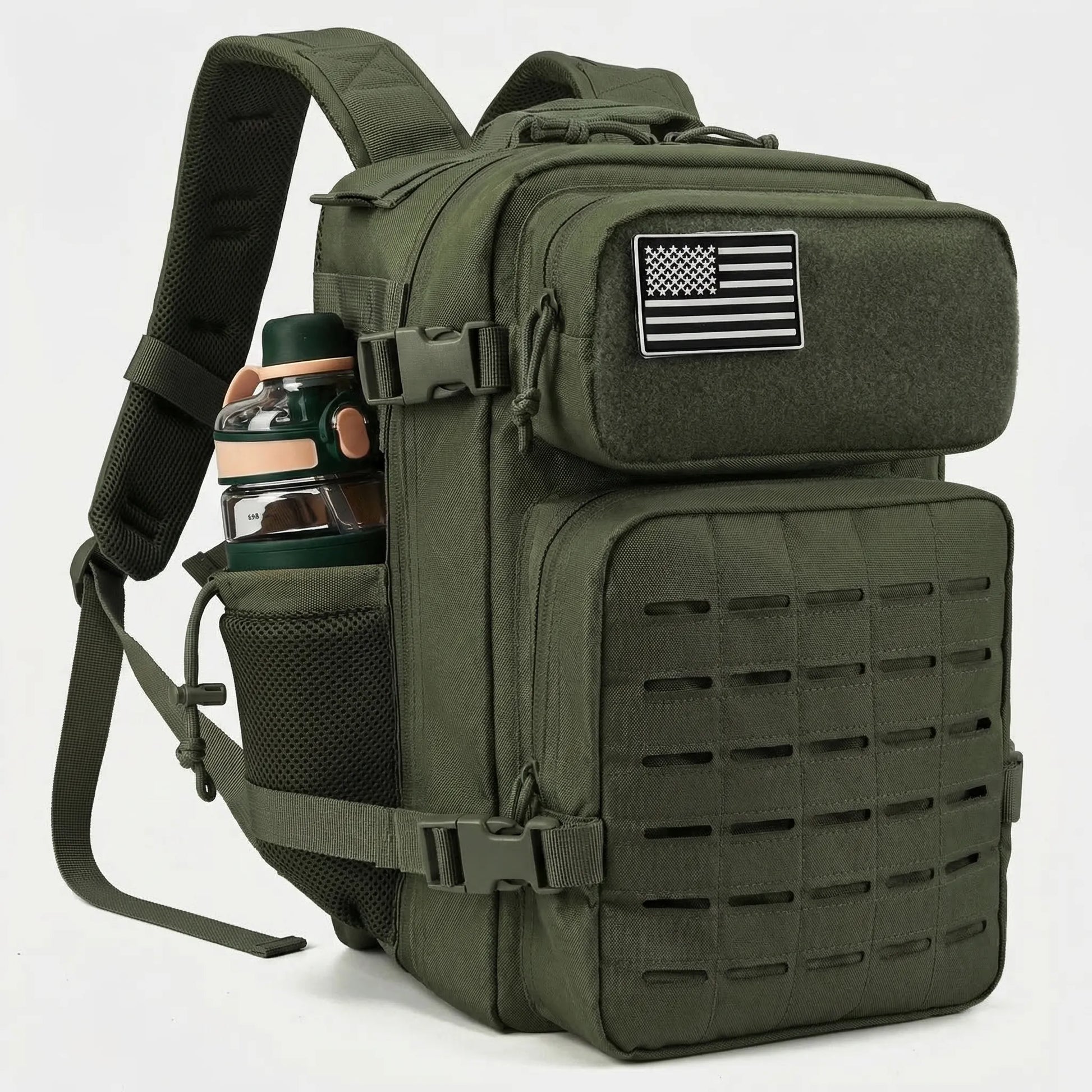 Tactical Molle Rucksack With Laser-Cut Webbing -  Tackvara