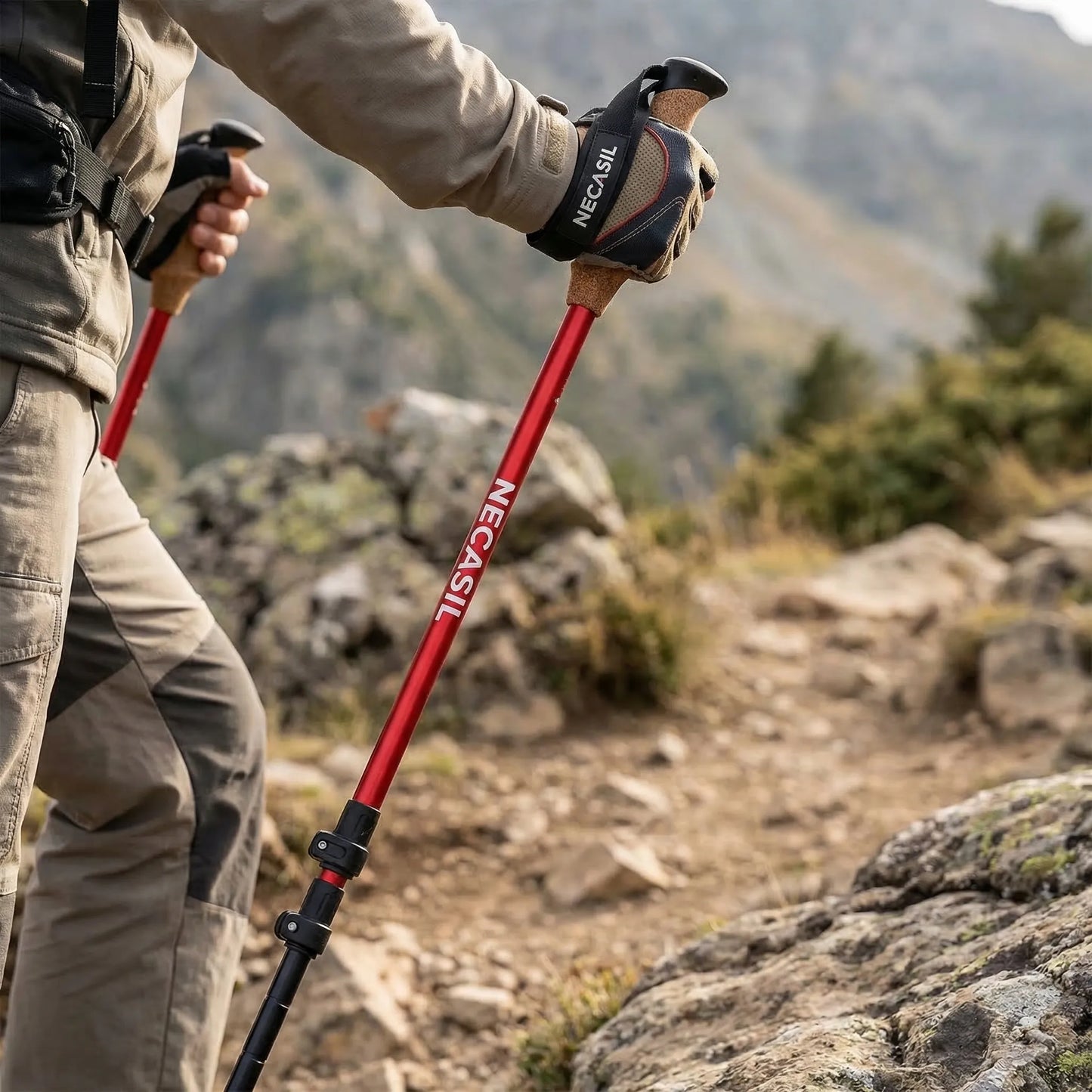 Telescopic Adjustable Trekking Pole Set -  Alpenvex