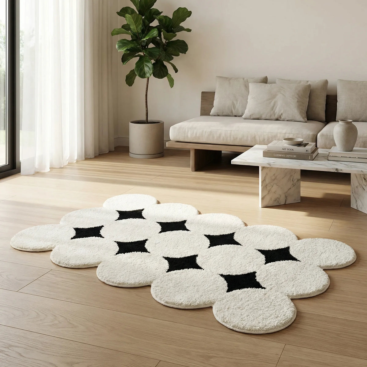 Textured Bath Floor Mat - VeloraMatte