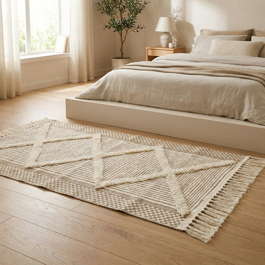 Textured Moroccan Runner Rug - MarokElle