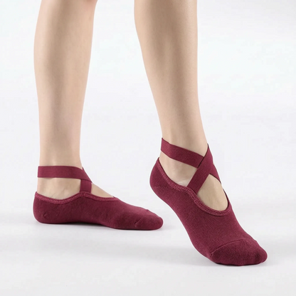 Textured Non-Slip Yoga Socks -  Kathleen