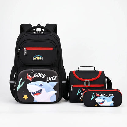 Three-Piece Coordinated School Bag Set - Ruksor