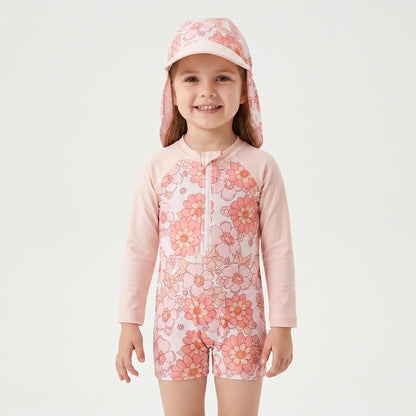 Toddler Girls Rash Guard - Florisca