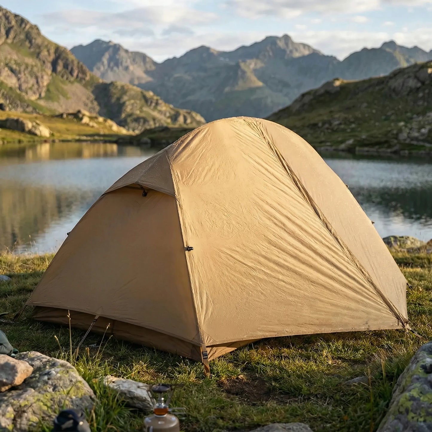 Ultralight Double-Layer Solo Dome Tent -  Bivourac