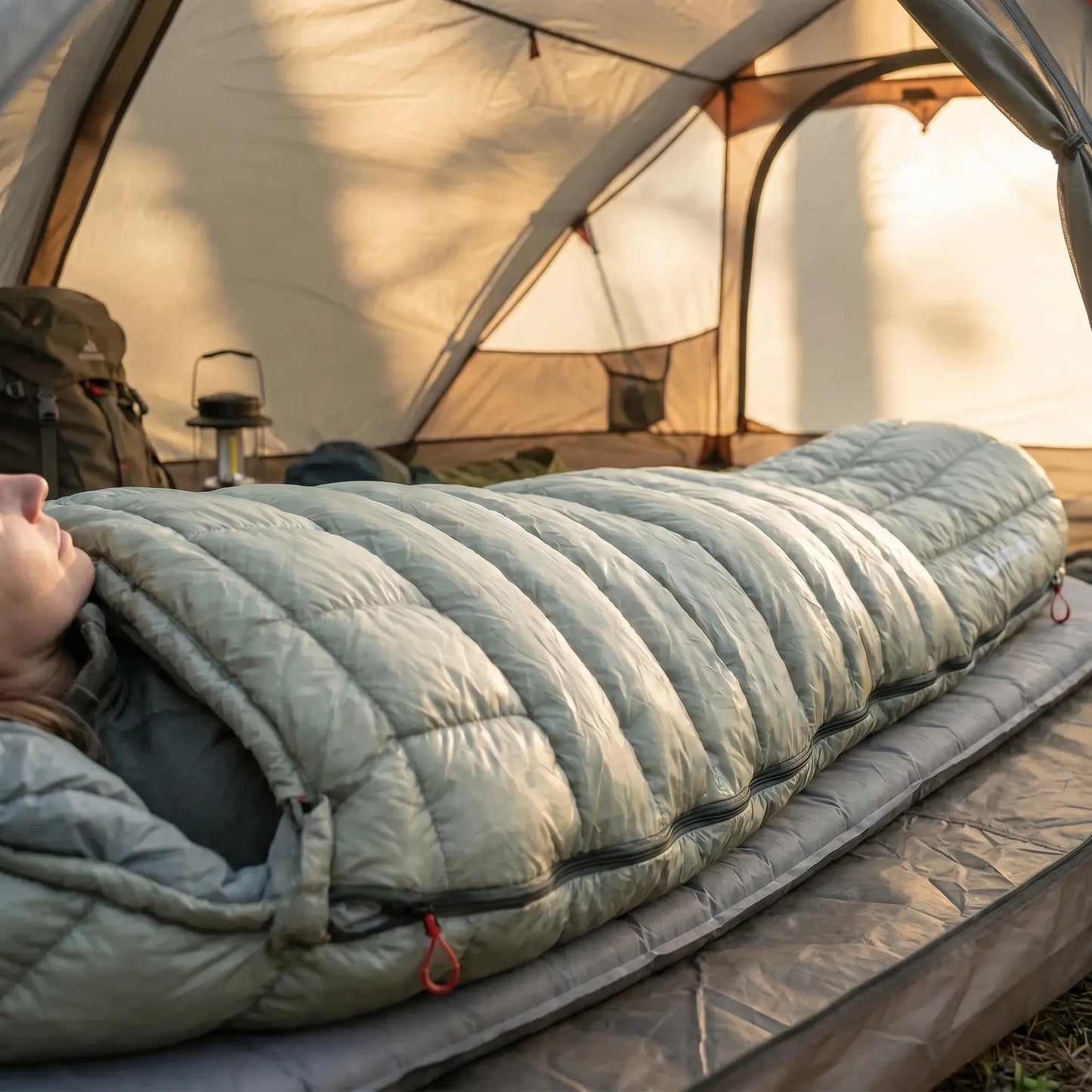 Ultralight Mummy-Style Down Sleeping Bag -  Driftloft