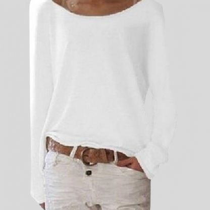 Comfortable Ladies' Sweater with Long Sleeves – Soraya
