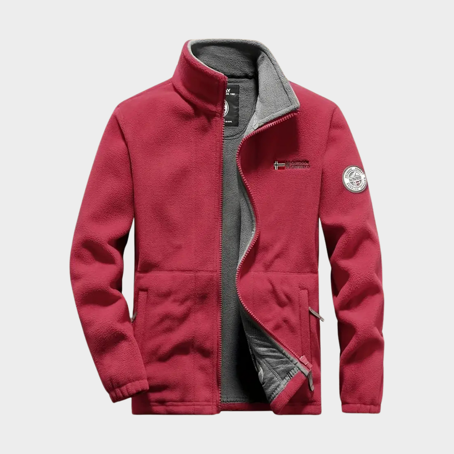 Warm Men's Fleece with Zip – Bjorn