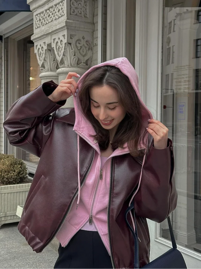 Vegan Lederjacke - Elena