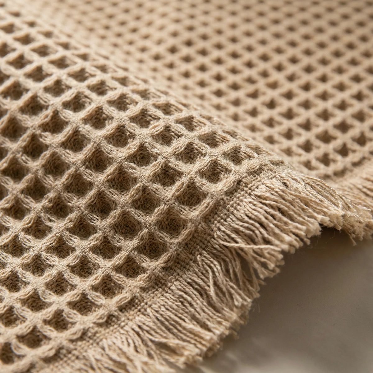 Waffle Textured Bath Runner - Texturra