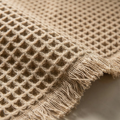Waffle Textured Bath Runner - Texturra