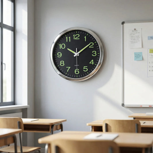 Wall Mounted LED Clock - Quietime