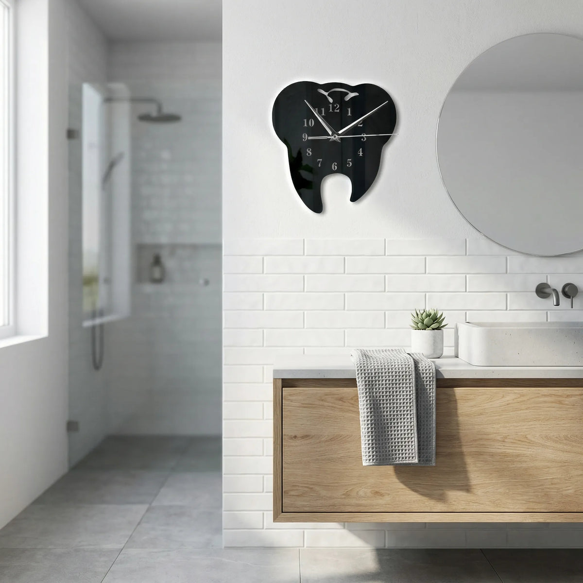 Wall Mounted Mirror Clock - Dentoriq