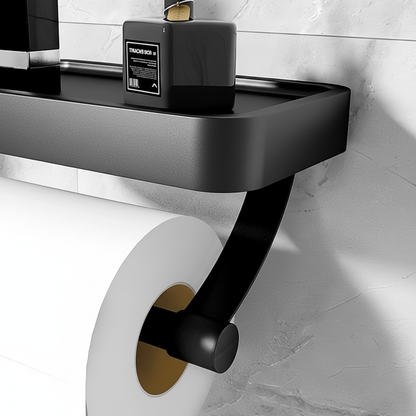 Wandmontierter Toilettenpapierhalter - AeroTray