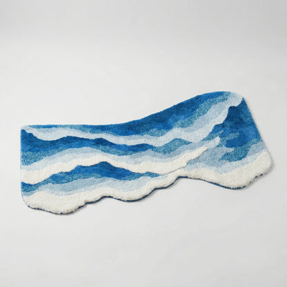 Wave Shaped Bedroom Rug - WaveLoom