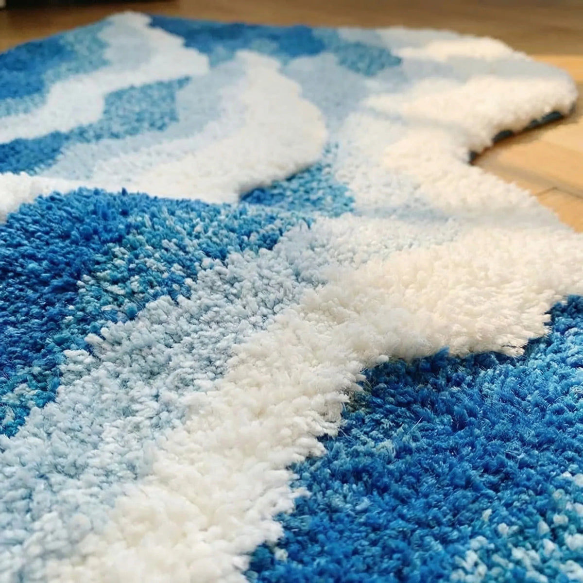 Wave Shaped Bedroom Rug - WaveLoom