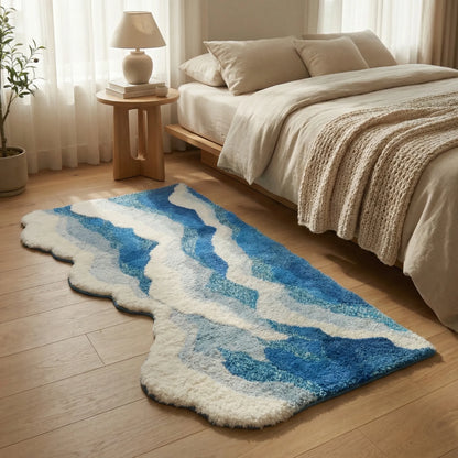 Wave Shaped Bedroom Rug - WaveLoom