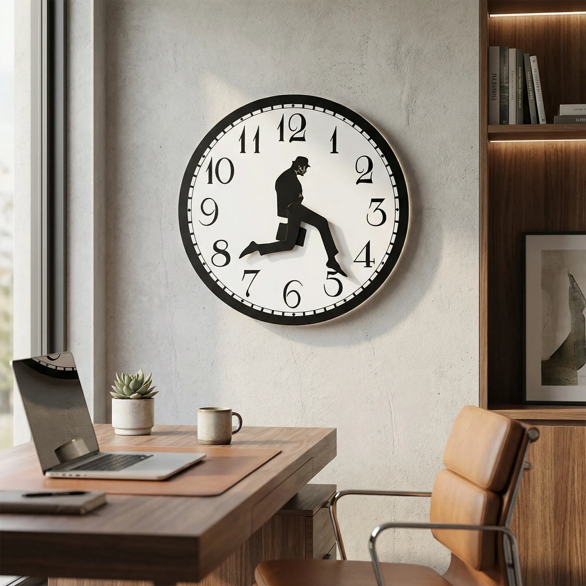 Whimsical Wall Clock Design - TickleStride
