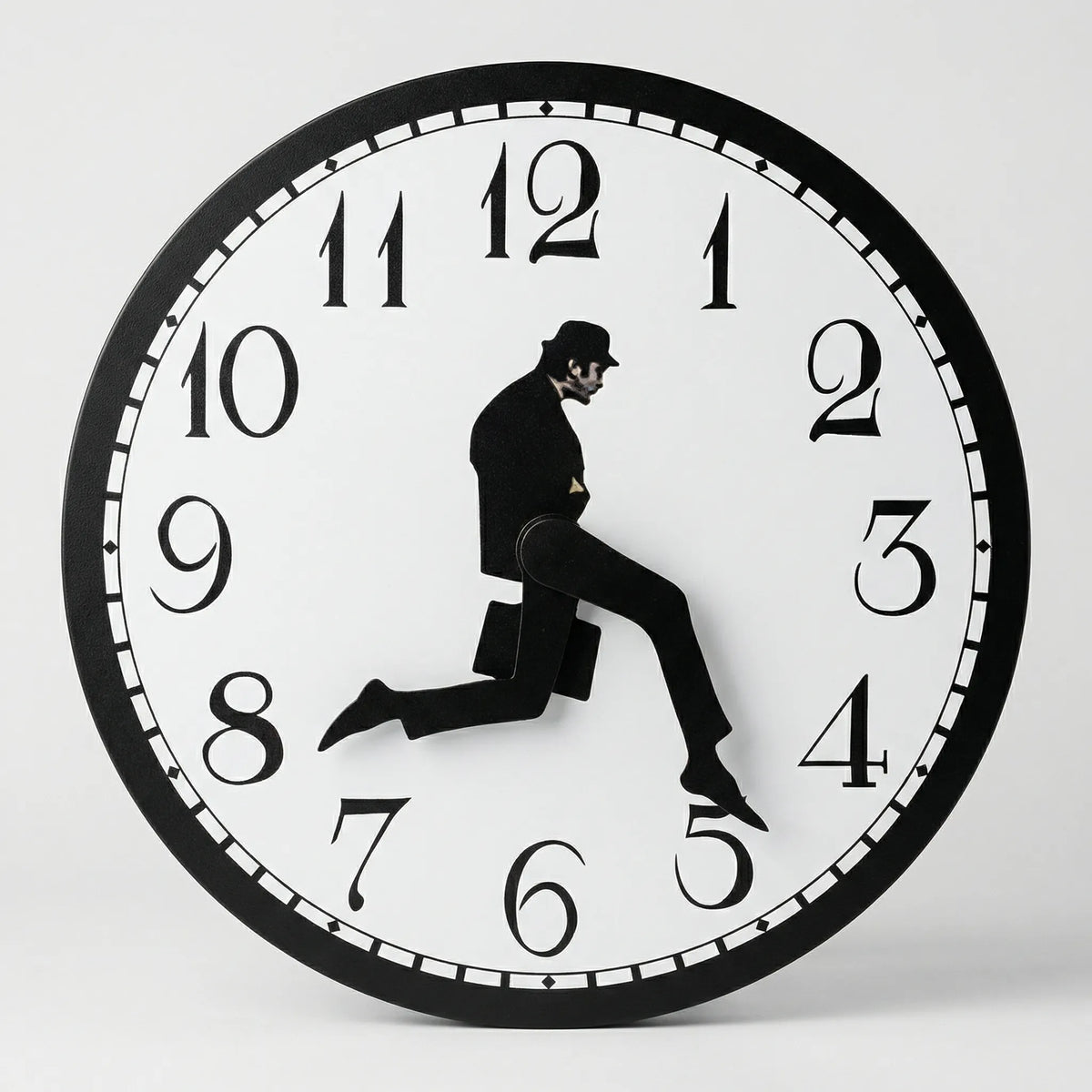 Whimsical Wall Clock Design - TickleStride