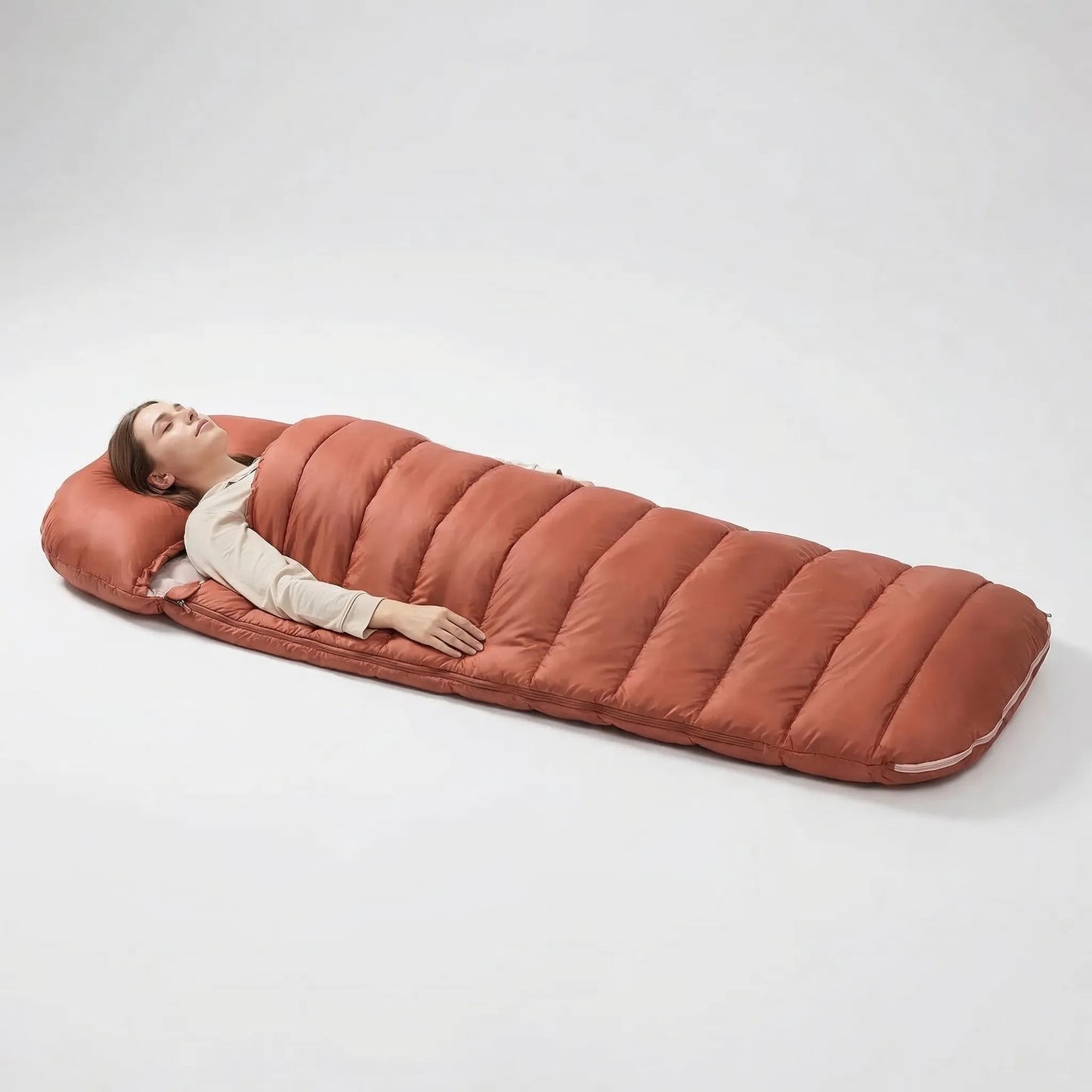 Wide-Cut 3-Season camping Sleeping Bag -  Slumbrex