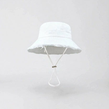 Wide Brim Bucket Hat - Fendora
