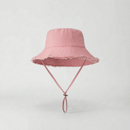 Wide Brim Bucket Hat - Fendora