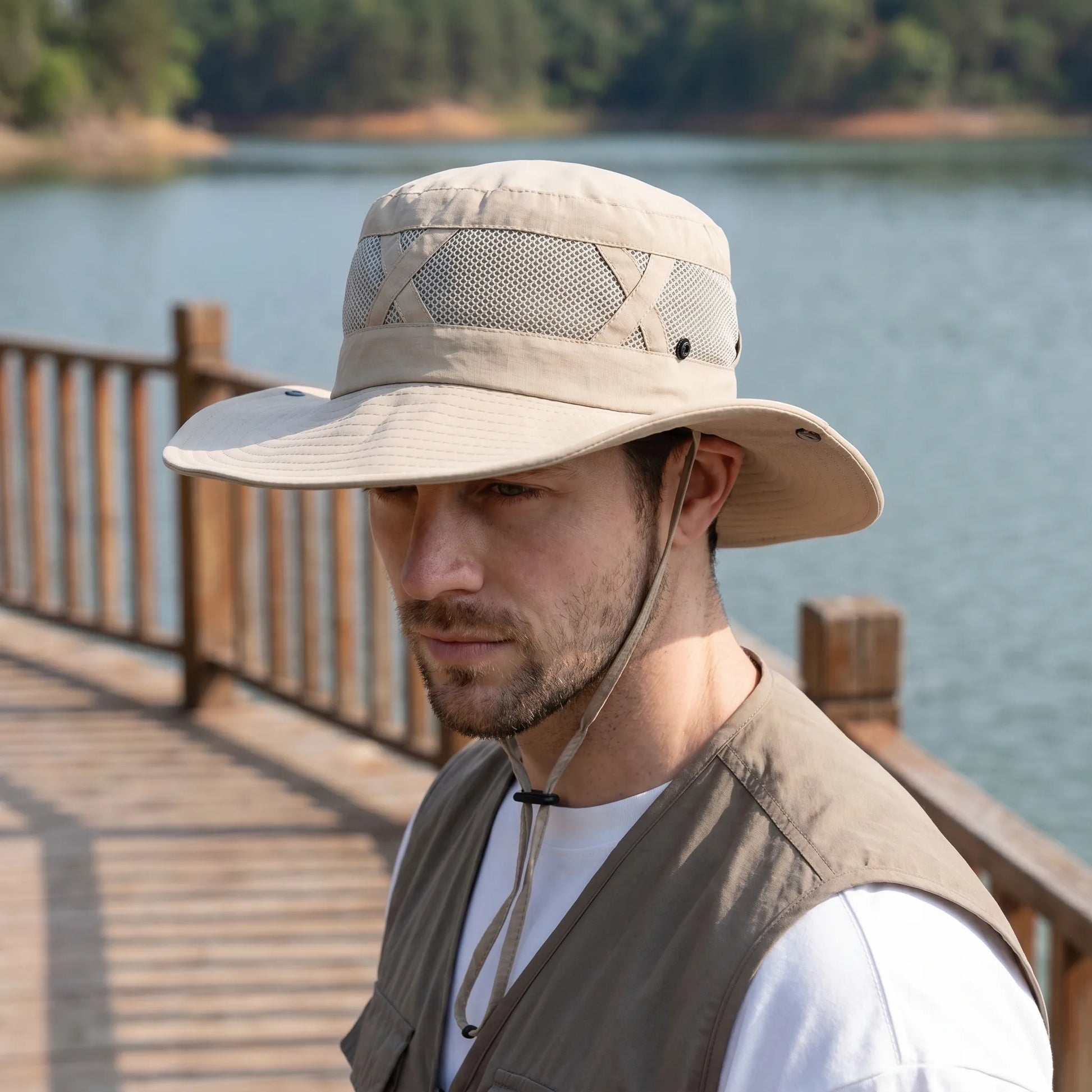Wide Brim Fishing Hat - Zephyn
