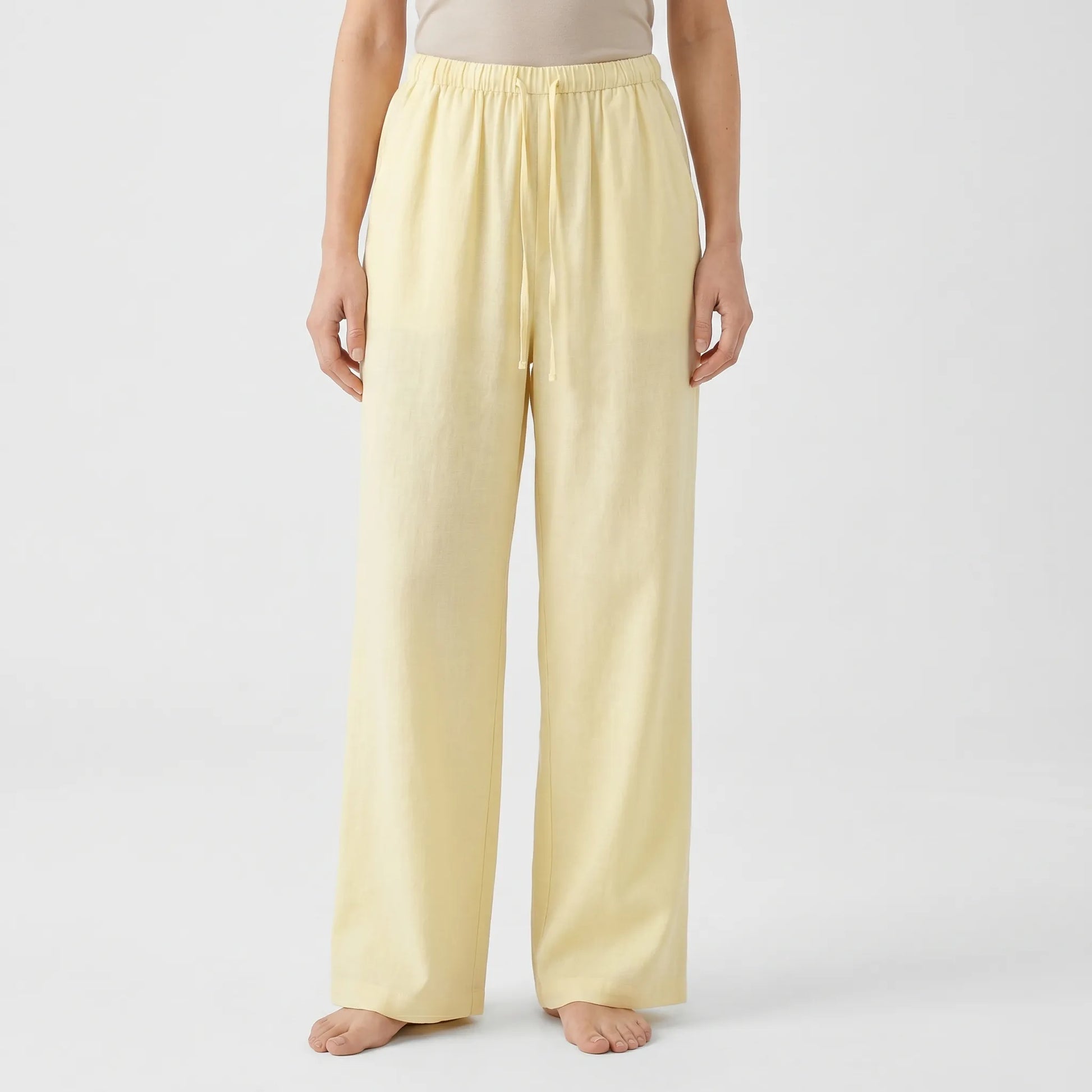 Wide Leg Summer Trousers -  Hazel