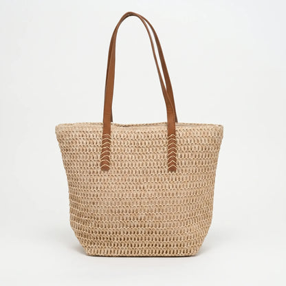 Woven Beach Tote Bag - Wovena