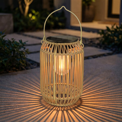 Woven Outdoor Lantern - Nyxora