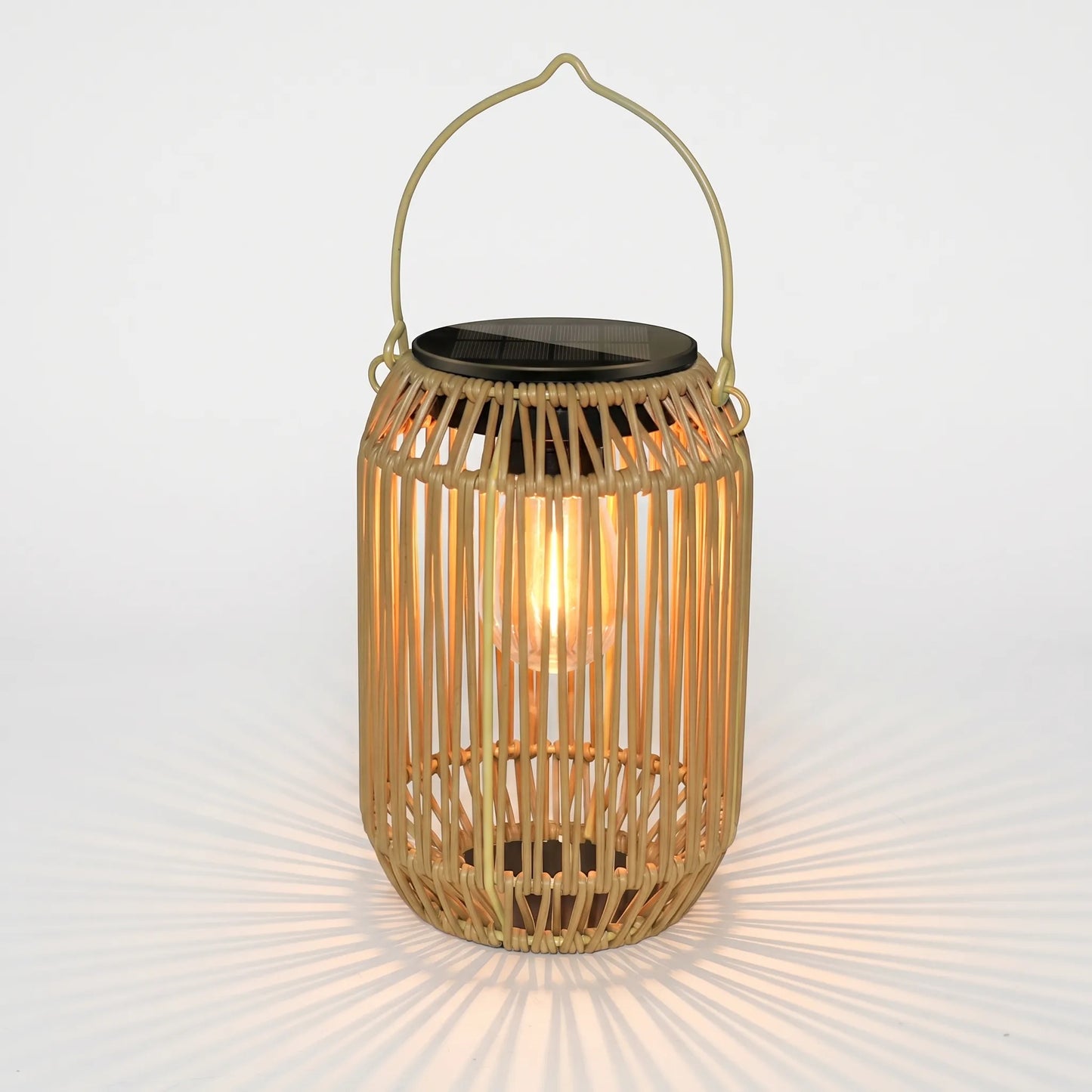 Woven Outdoor Lantern - Nyxora