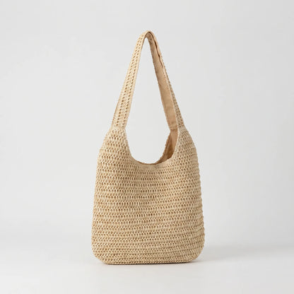 Woven Shoulder Tote - Vivera