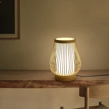AA OUT OF STOCK Japanese Style Table Lamp - KiraLamp-B 7.87 inches x 9.45 inches-Nora Luxe