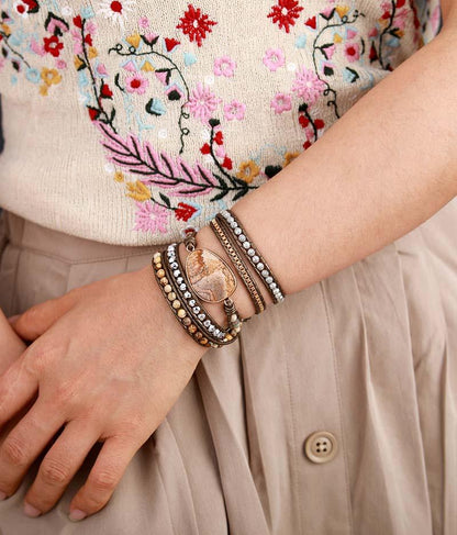 Aardende Healing Wrap Bracelet - Terran Harmony-Nora Luxe
