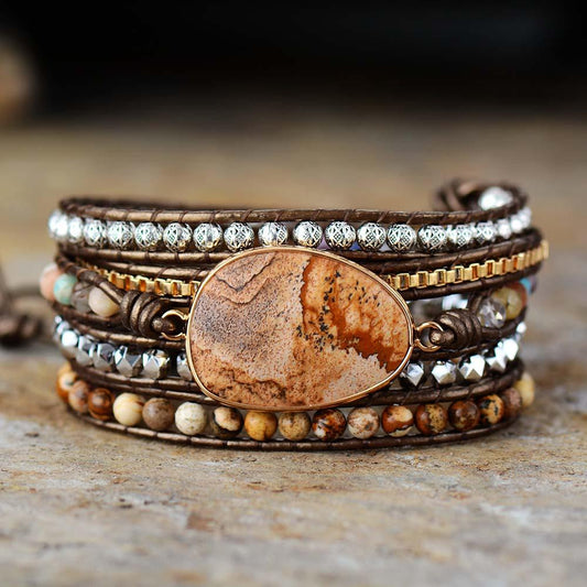 Aardende Healing Wrap Bracelet - Terran Harmony-Nora Luxe