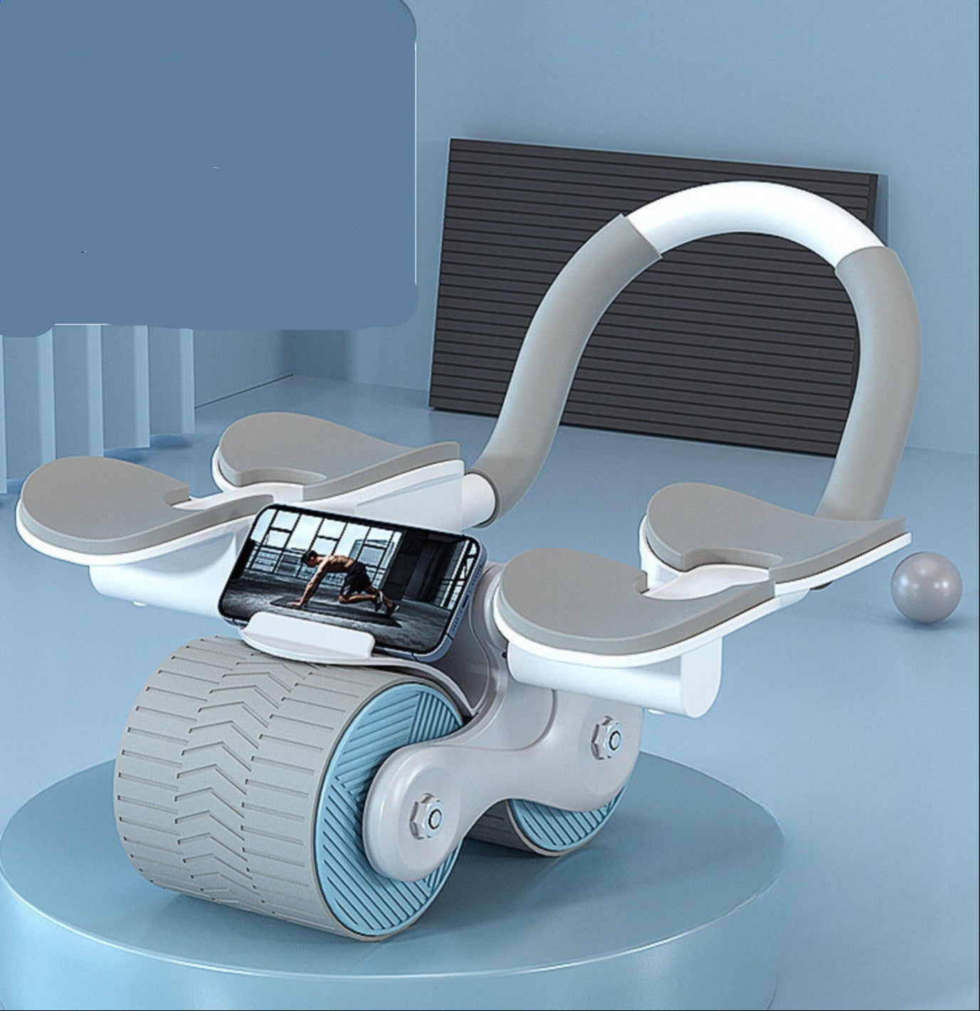 Abdominal trainer - CoreRoller Max-Gray-Nora Luxe